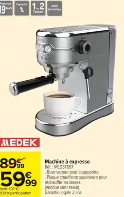 Carrefour Market Machine à expresso offre
