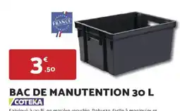 Bricomarché COTEKA Bac de manutention offre
