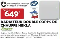 Bricomarché JAUTER Radiateur double corps de chauffe hekla offre
