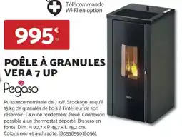Bricomarché PEGASO Poêle à granules vera 7 up offre