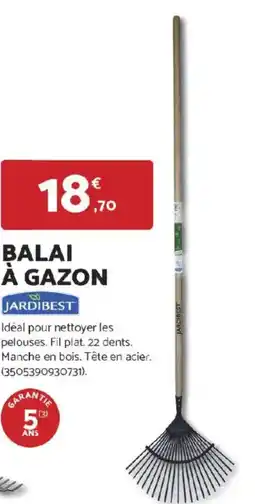 Bricomarché JARDIBEST Balai à gazon offre