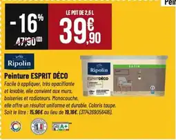 Tridôme RIPOLIN Peinture esprit déco offre