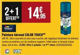 Tridôme DULUX Peinture aérosol color touch offre
