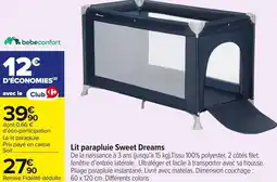 Carrefour Market Lit parapluie Sweet Dreams offre