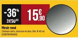 Tridôme Miroir rond offre