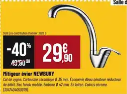 Tridôme Mitigeur évier newbury offre