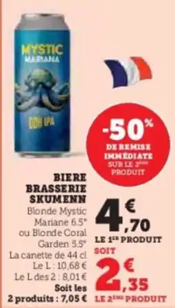 Hyper U Biere brasserie skumenn offre