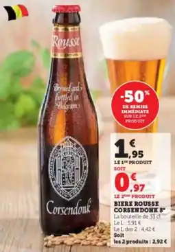 Hyper U Biere rousse corsendonk 8° offre