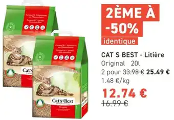 Tom&Co Cat's Best - Litière offre