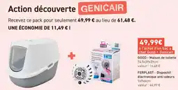 Tom&Co GOOD - Maison de toilette + FERPLAST -Dispositif électronique anti-odeurs offre