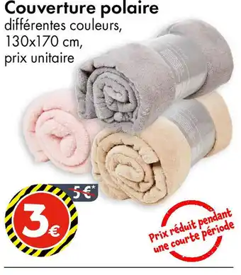 TEDi Couverture polaire offre