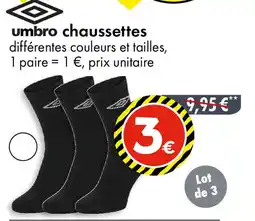 TEDi UMBRO chaussettes offre