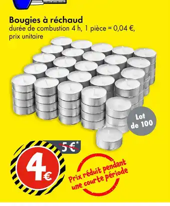 TEDi Bougies à réchaud offre