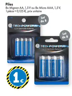 TEDi Piles offre