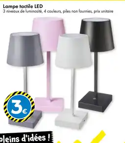 TEDi Lampe tactile LED offre