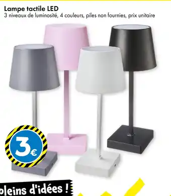 TEDi Lampe tactile LED offre