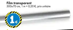 TEDi Film transparent offre