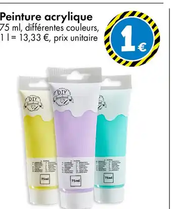 TEDi Peinture acrylique offre