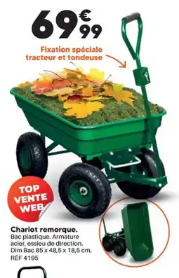 Shopix Chariot remorque offre
