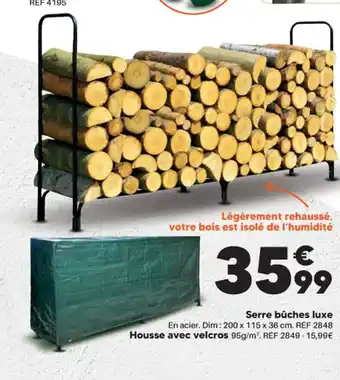 Shopix Serre bûches luxe offre