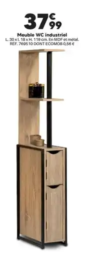 Shopix Meuble WC industriel offre