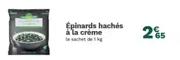 Picard Épinards hachés à la crème offre