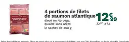 Picard 4 portions de filets de saumon atlantiques offre