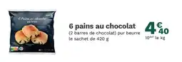 Picard 6 pains au chocolat 4€40 offre