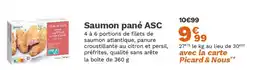 Picard Saumon pané offre
