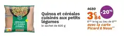 Picard Quinoa et céréales cuisinés aux petits légumes offre