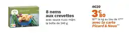 Picard 8 nems aux crevettes offre