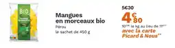 Picard Mangues en morceaux bio offre