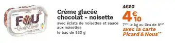 Picard Crème glacée chocolat - noisette offre