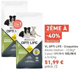 Tom&Co Vl opti life Croquettes Adulte medium offre