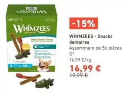 Tom&Co Whimzees Snacks dentaires offre