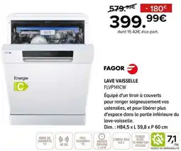Gitem Fagor lave vaisselle FLVP141CW offre
