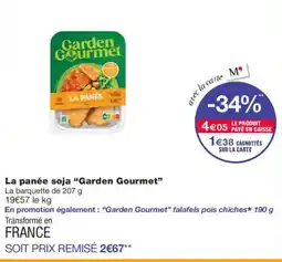 Monoprix GARDEN GOURMET La panée soja offre