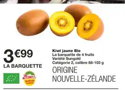 Monoprix Kiwi jaune Bio offre