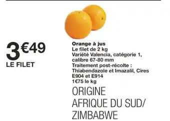 Monoprix Orange à jus offre