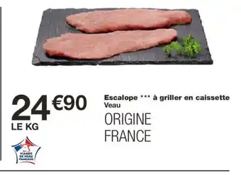 Monoprix Escalope à griller en caissette offre