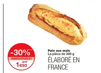 Monoprix Pain aux maïs offre