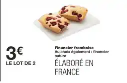Monoprix Financier framboise offre