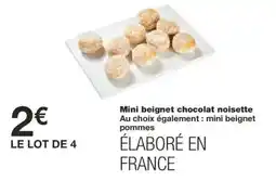 Monoprix Mini beignet chocolat noisette offre