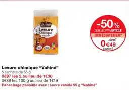Monoprix VAHINÉ Levure chimique offre