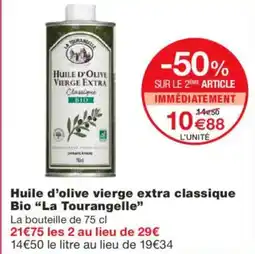 Monoprix LA TOURANGELIE Huile d'olive vierge extra classique offre