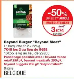Monoprix BEYOND MEAT Beyond Burger offre