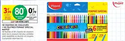 Intermarché Express MAPED 18 crayons de couleurs +18 feutres format special offre
