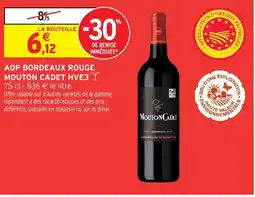 Intermarché Express MOUTON CADET Aop bordeaux rouge hve3 offre