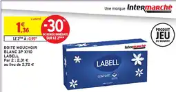 Intermarché Express LABELL Boite mouchoir blanc 3p x110 offre