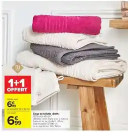 Carrefour Market Linge de toilette Bath offre
